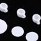 1/12 Scale Miniature 15 Pieces White Ceramic Chinese Tea Coffee Set Tableware Furniture for Dolls House Kitchen Table Decor