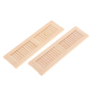 Set of 2pcs Handmade 1/12 Dollhouse Wooden Shutters DIY Window Furniture Accessories