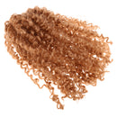 1/6 BJD Doll Long Curly Wig Brown Hairpiece for DOD LUTS DZ Doll Hair Making Supplies