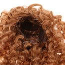 1/6 BJD Doll Long Curly Wig Brown Hairpiece for DOD LUTS DZ Doll Hair Making Supplies
