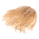Long Wave Curly Wig Golden Hair for 1/6 BJD Dollffie MSD AOD AS Dolls Hairpiece DIY Making Repair Accessory