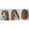 1/4 BJD Doll Long Curly Wig Brown Hairpiece for DOD LUTS SD SID Doll Hair Making Supplies