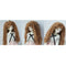 1/4 BJD Doll Long Curly Wig Brown Hairpiece for DOD LUTS SD SID Doll Hair Making Supplies
