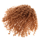 1/4 BJD Doll Long Curly Wig Brown Hairpiece for DOD LUTS SD SID Doll Hair Making Supplies