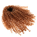 1/4 BJD Doll Long Curly Wig Brown Hairpiece for DOD LUTS SD SID Doll Hair Making Supplies