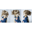 1/6 BJD Doll Long Curly Ponytail Wig Brown Hairpiece for DOD LUTS DZ AS Doll Hair Making Supplies