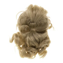 1/6 BJD Doll Long Curly Ponytail Wig Brown Hairpiece for DOD LUTS DZ AS Doll Hair Making Supplies