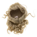 1/6 BJD Doll Long Curly Ponytail Wig Brown Hairpiece for DOD LUTS DZ AS Doll Hair Making Supplies