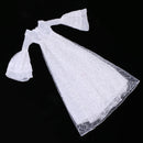 1/3 BJD Fancy White Sequined Tulle Dress Clothes for 60cm Fairy Night Lolita Doll SD LUTS DOT
