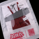 1/3 BJD Fancy White Blouse Plaid Suspender Pants Set Clothes for 60cm Fairy Night Lolita Doll SD LUTS DOT