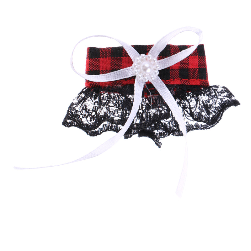 1/3 BJD Fancy 2-Layered Plaid Dress and Neckerchief Clothes for 60cm Fairy Night Lolita Doll SD LUTS DOT