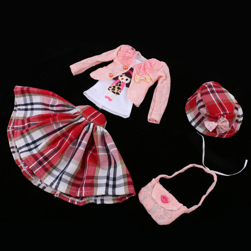 1/3 BJD Fancy Coat Vest Hat Handbag Set Clothes for 60cm Fairy Night Lolita Doll SD LUTS DOT