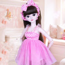 1/3 BJD Fancy Dress Pajamas Clothes for 60cm Fairy Night Lolita Doll SD LUTS DOT