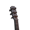 Mini 13cm Wooden Guitar Model PU Box Set for Action Figures Hot Toys Dolls House Miniature Decor