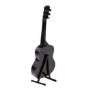 Mini 13cm Wooden Guitar Model PU Box Set for Action Figures Hot Toys Dolls House Miniature Decor