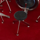 14*10*10cm Copper Drum Kit Display Box Set Model for Dolls House Action Figures Decoration Accessory
