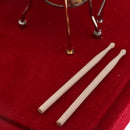 24*15*16cm Copper Drum Kit Display Box Set Model for Dolls House Action Figures Decoration Accessory