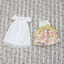 Fashion Strapless Lace Dress Short Sleeve Skirt Casual Outfit for 1/6 Pullip Blythe Azone Dolls Clothes Collections
