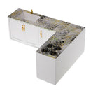 Dollhouse Miniature Kitchen Cabinet Furniture Cooking Bench 1:12 Scale Model