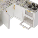 Dollhouse Miniature Kitchen Cabinet Furniture Cooking Bench 1:12 Scale Model