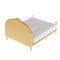 1/12 Dollhouse Miniature Bedroom European Furniture Double Bed with Mattress