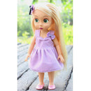 Handmade Fashion Purple Dress Clothes Accessories for 40cm 16-inch Salon Doll Gifts
