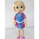 Handmade Fashion Blue Outerwear Coat Clothes Accessories for 40cm 16-inch Salon Doll Gifts