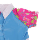 Handmade Fashion Blue Outerwear Coat Clothes Accessories for 40cm 16-inch Salon Doll Gifts