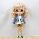 Classic White Shirt Round Collar Tops Clothes for 12inch Blythe Pullip Momoko Dolls Party/Casual Dress Up