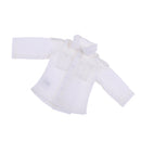 Classic White Shirt Round Collar Tops Clothes for 12inch Blythe Pullip Momoko Dolls Party/Casual Dress Up