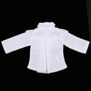 Classic White Shirt Round Collar Tops Clothes for 12inch Blythe Pullip Momoko Dolls Party/Casual Dress Up