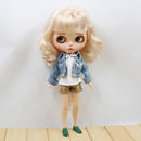 Classic White Shirt Round Collar Tops Clothes for 12inch Blythe Pullip Momoko Dolls Party/Casual Dress Up