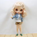 Classic White Shirt Round Collar Tops Clothes for 12inch Blythe Pullip Momoko Dolls Party/Casual Dress Up