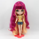 Fashion Striped Suspender Tops Jeans Shorts Suit Outfit for 12inch Blythe Momoko Azone Dolls Clothing Accessories
