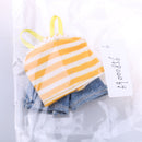 Fashion Striped Suspender Tops Jeans Shorts Suit Outfit for 12inch Blythe Momoko Azone Dolls Clothing Accessories