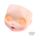 White Skin Faceplate Head with Makeup For RBL 12" RBL Neo Blythe Doll Custom