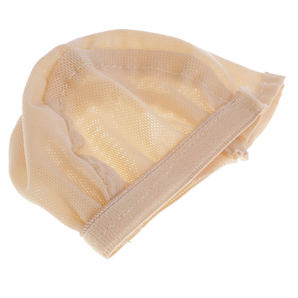 1/3 BJD Doll Wigs Cap Headgear Net Cap for Dollfie LUTS DZ Doll Making Nude Color 2 Pieces