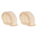 1/3 BJD Doll Wigs Cap Headgear Net Cap for Dollfie LUTS DZ Doll Making Nude Color 2 Pieces