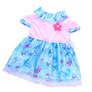 New Dolls Clothing Outfit Butterfly Dress Casual Dresses for 18inch American Girl Doll Blue