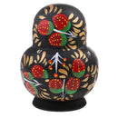 10 Pieces Set Strawberry Patterns Wooden Russian Nesting Dolls Stacking Matryoshka Toy Home Office Decoration
