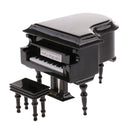 1/12 Dollhouse Miniature Musical Instrument Wooden Piano Model Box Set for Rooms Garden Artist Offerings Decor