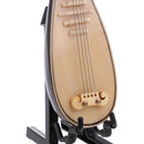 1/12 Miniature Musical Instrument Wood Pipa Stand Set for Dolls House Figures Accessory Decoration