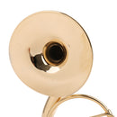 1/12 Dollhouse Miniature Musical Instrument Copper Sousaphone Model Stand Set for Rooms Garden Artist Offerings Decor