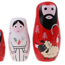 Set of 6pcs Goatherd Wooden Russian Nesting Matryoshka Dolls Toy Hand Painted