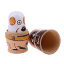 Set of 6pcs Animals Theme Wooden Russian Nesting Matryoshka Dolls Toy Hand Painted