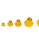 Set of 10PCS Chicks Printed Wooden Blank Russian Nesting Dolls Babushka Matryoshka Stacking Doll Kids Crafts