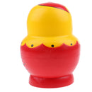 Set of 10PCS Chicks Printed Wooden Blank Russian Nesting Dolls Babushka Matryoshka Stacking Doll Kids Crafts