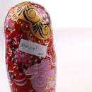Floral Wooden Russian Nesting Babushka Matryoshka 7pcs Dolls Hand Painted