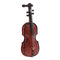 1/12 Dollhouse Miniature Musical Instrument Plastic Violin Model Figures Toy Accessory
