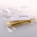Miniature Saxophone Model for 1/12 Dollhouse Rooms Garden Decoration Accessories